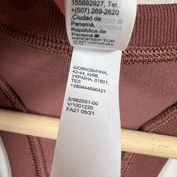 Athleta Momentum Logo Tank Top Size Small Hearth Rose Athletic Running Workout - Picture 10 of 10